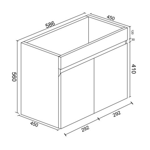 Bianca 750mm Gloss White Freestanding Vanity with Ceramic Countertop