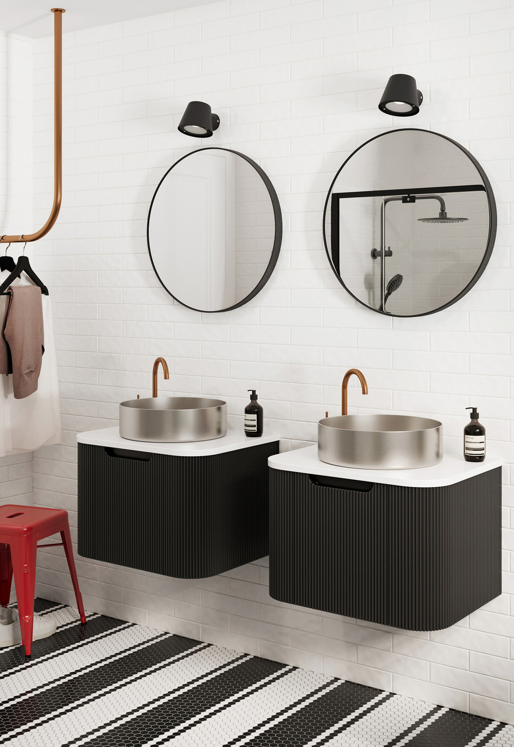 Airlie 600mm Wall Hung Single Vanity with Quartz Stone Countertop