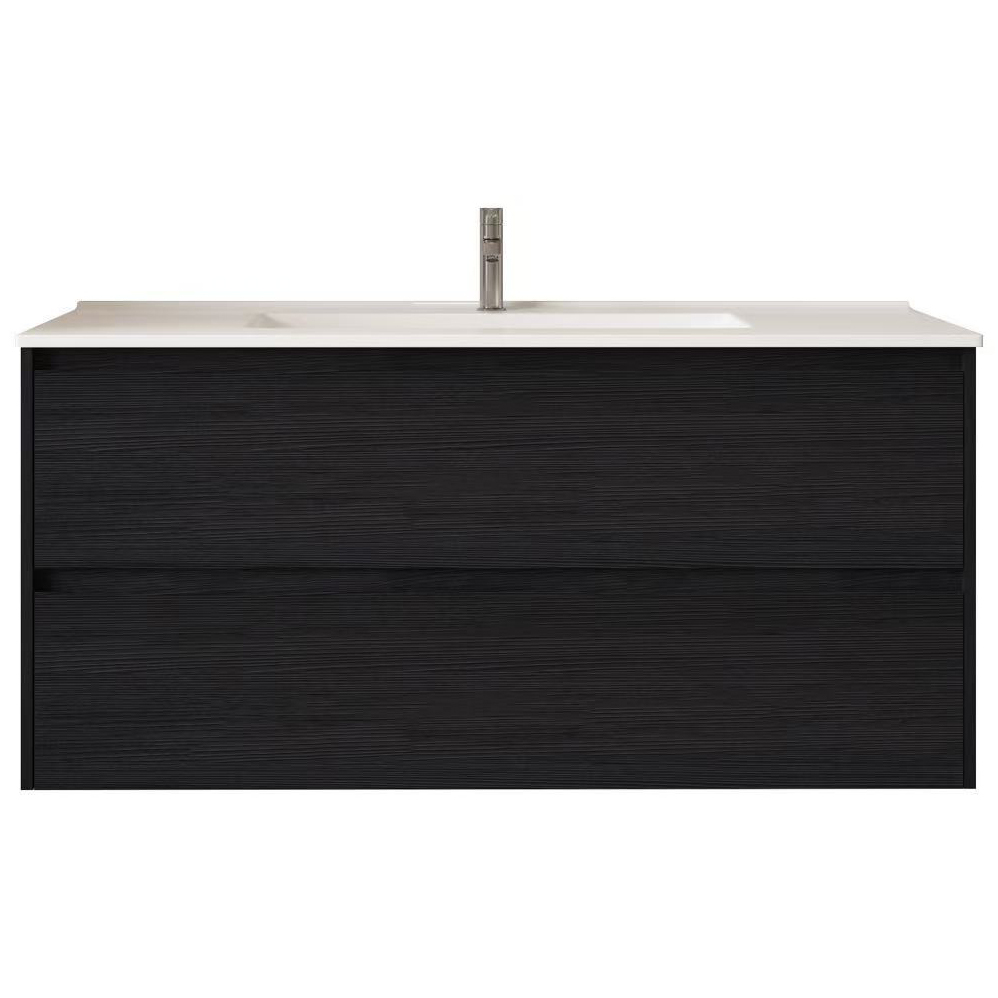 Laulea 1200mm Wall Hung Single Vanity with Ceramic Countertop