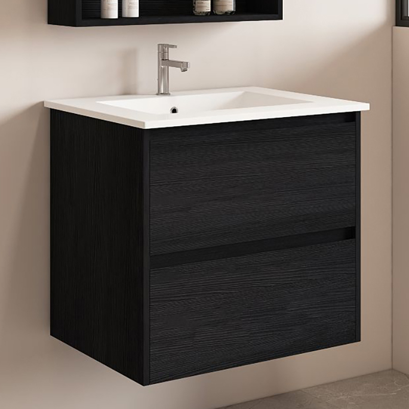 Laulea 600mm Wall Hung Single Vanity with Ceramic Countertop