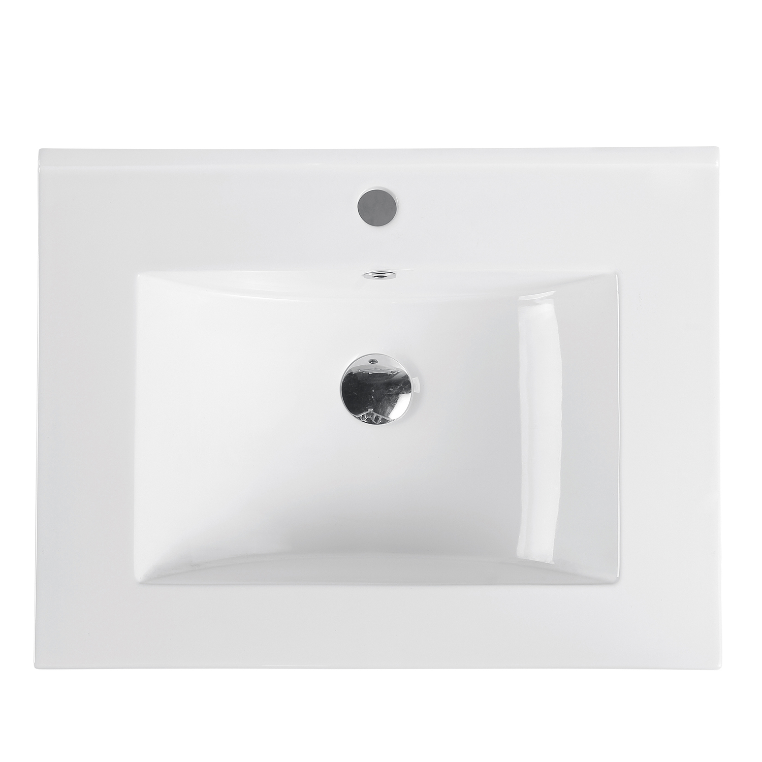Laulea 600mm Wall Hung Single Vanity with Ceramic Countertop