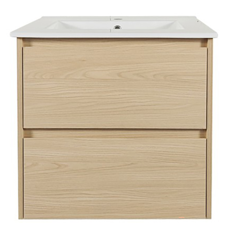 Laulea 600mm Wall Hung Single Vanity with Ceramic Countertop