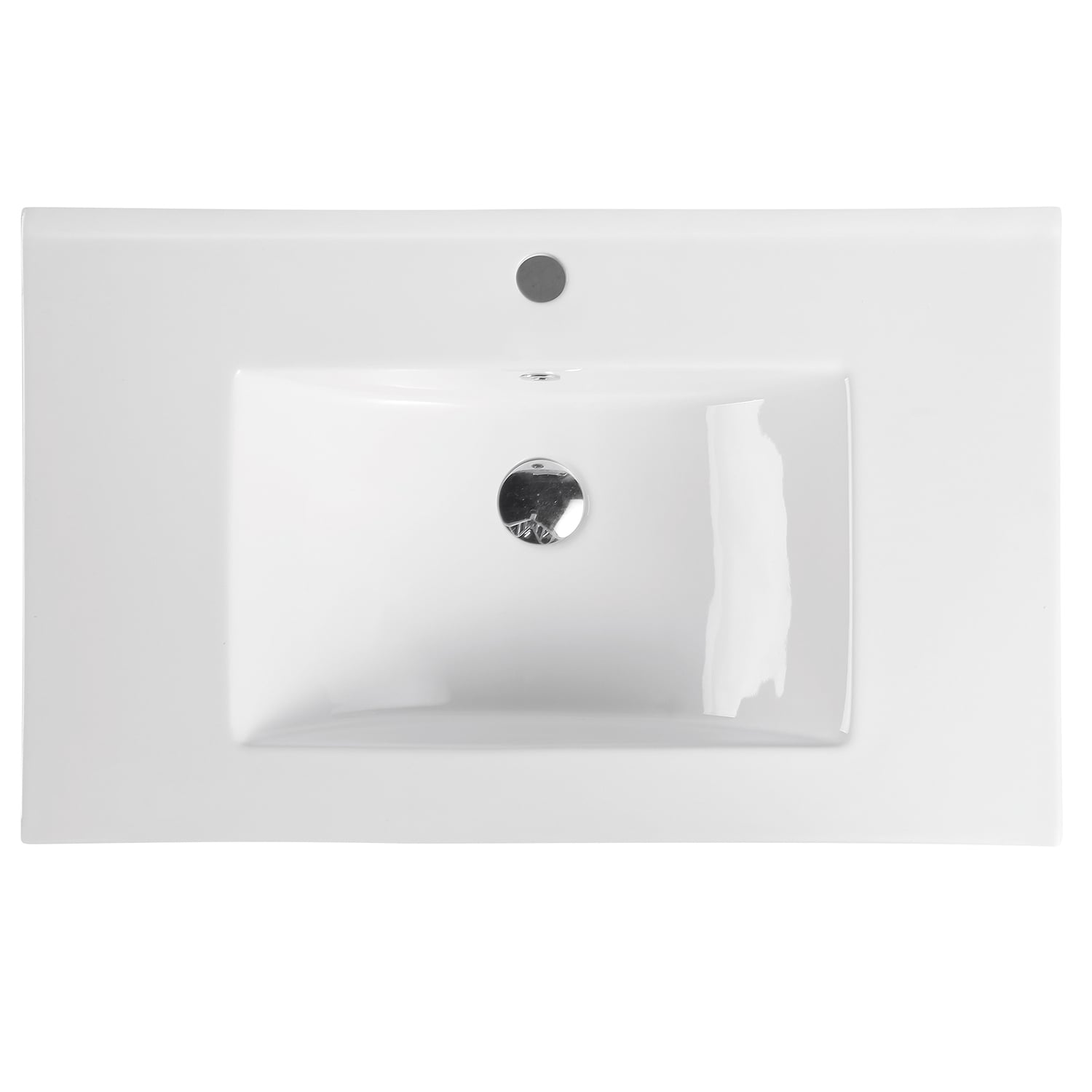 Laulea 750mm Wall Hung Single Vanity with Ceramic Countertop
