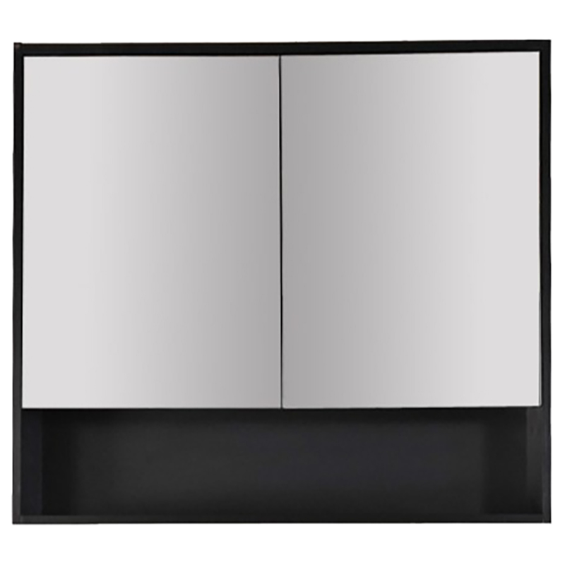 Laulea 900mm Mirrored Shaving Cabinet with Open Shelf