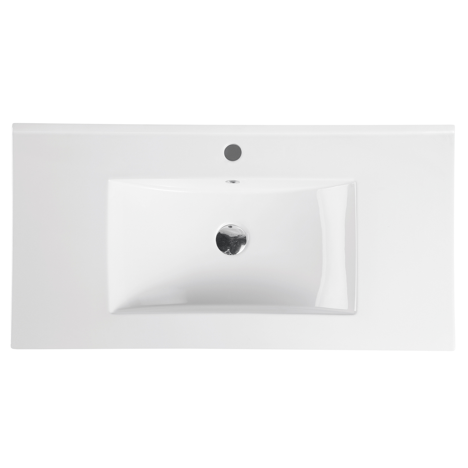 Laulea 900mm Wall Hung Single Vanity with Ceramic Countertop