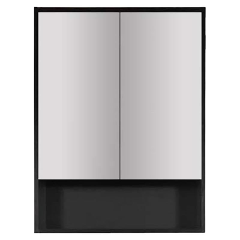 Laulea 600mm Mirrored Shaving Cabinet with Open Shelf