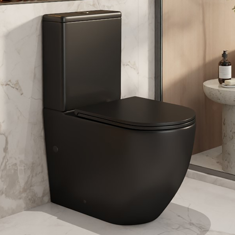 Kukui Slim Seat Back To Wall Toilet Suite