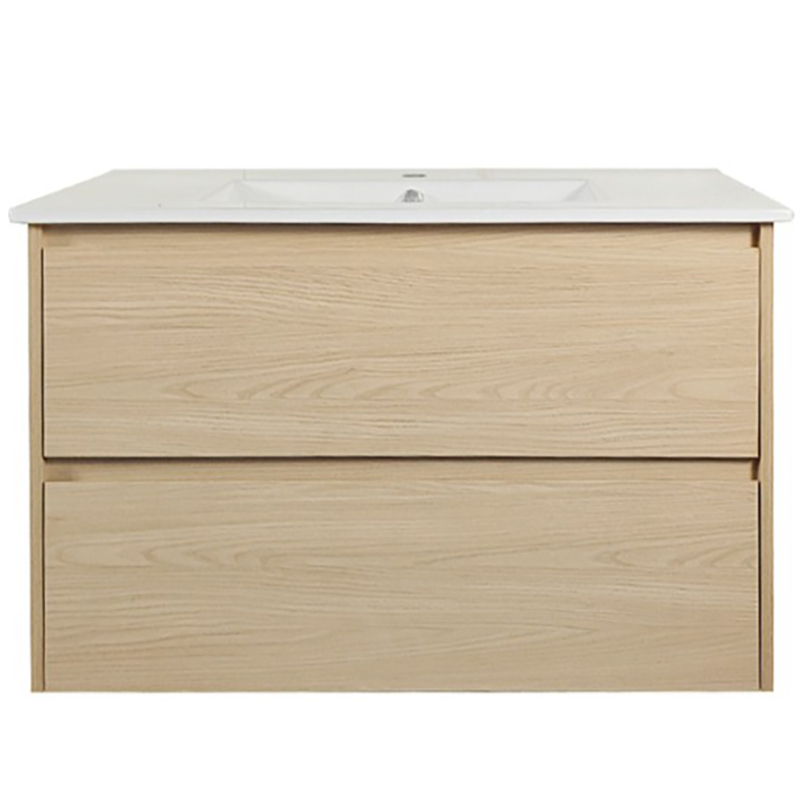 Laulea 900mm Wall Hung Single Vanity with Ceramic Countertop