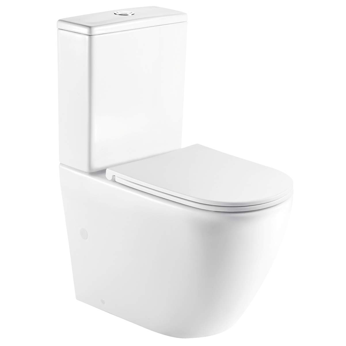 Kukui Slim Seat Back To Wall Toilet Suite
