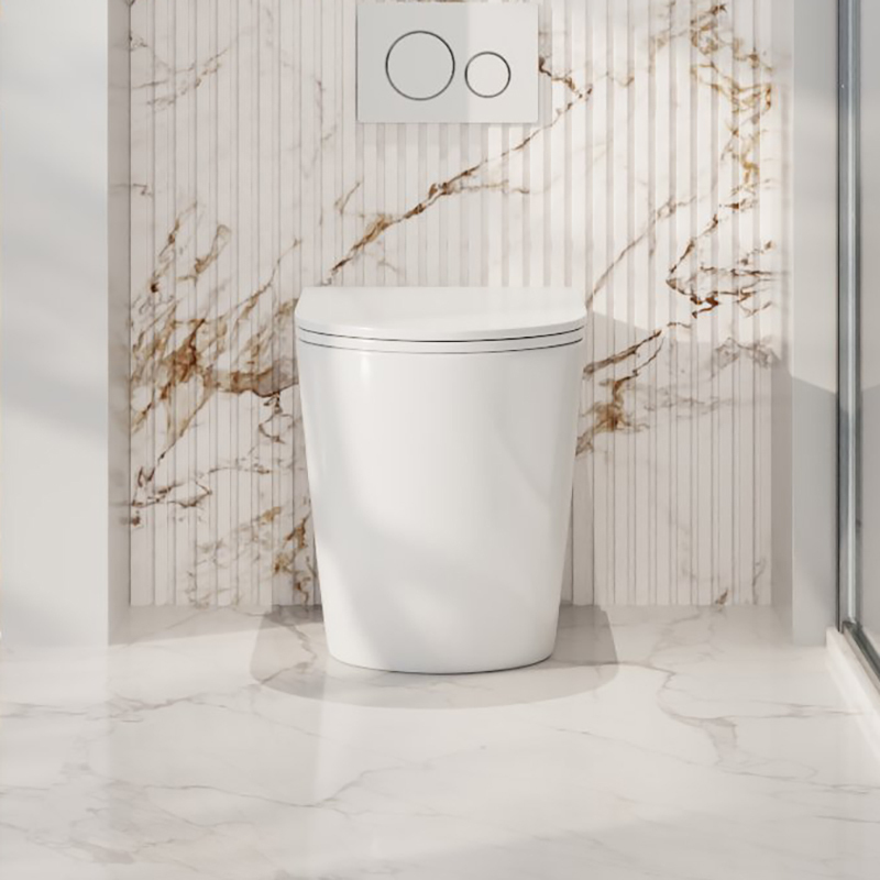 Kukui Slim Seat Wall Faced Toilet Pan