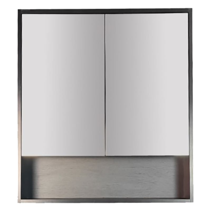 Laulea 750mm Mirrored Shaving Cabinet with Open Shelf