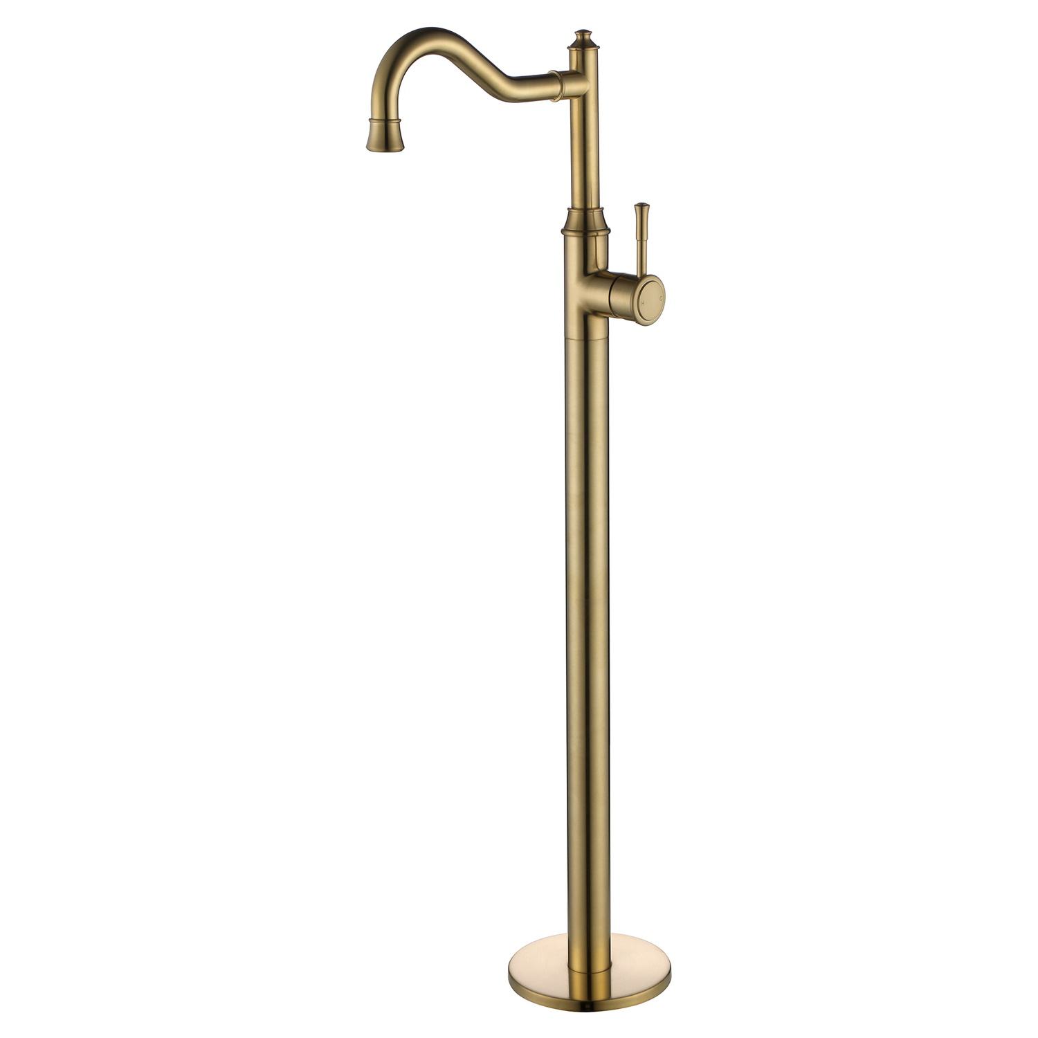 Lisbon Oval Acrylic Freestanding Bath with  Floor Mounted Mixer Package