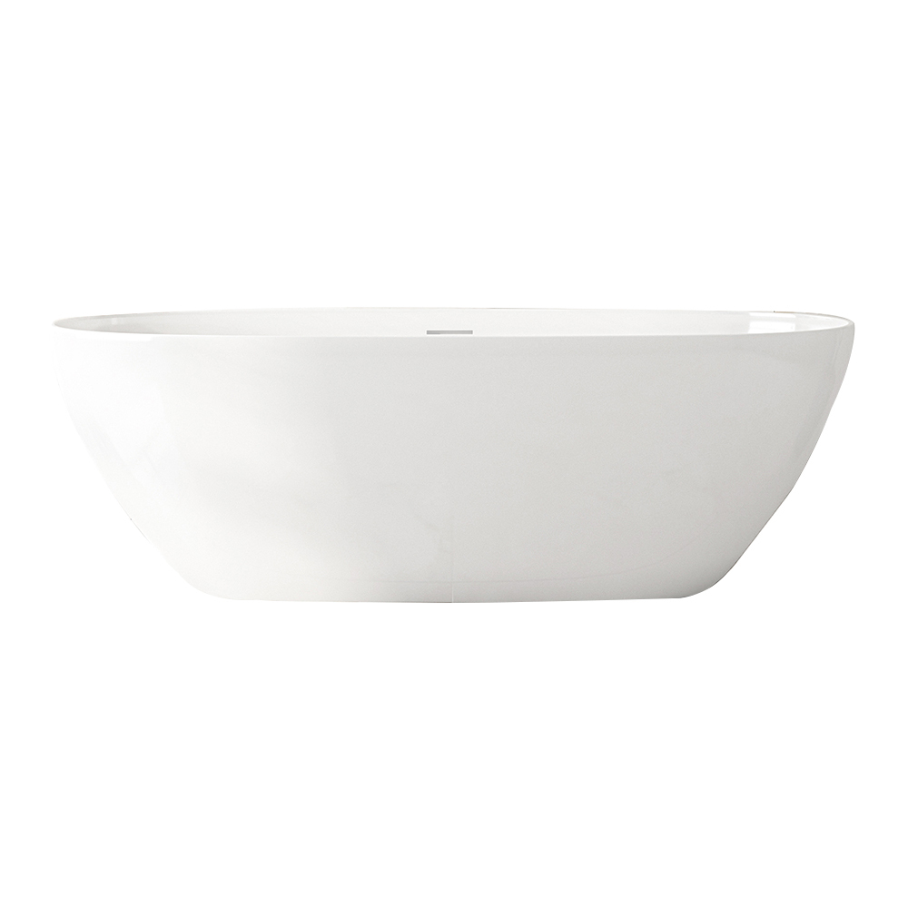 Bellevue Oval Acrylic Freestanding Bath with Spout & Wall Mixer Package