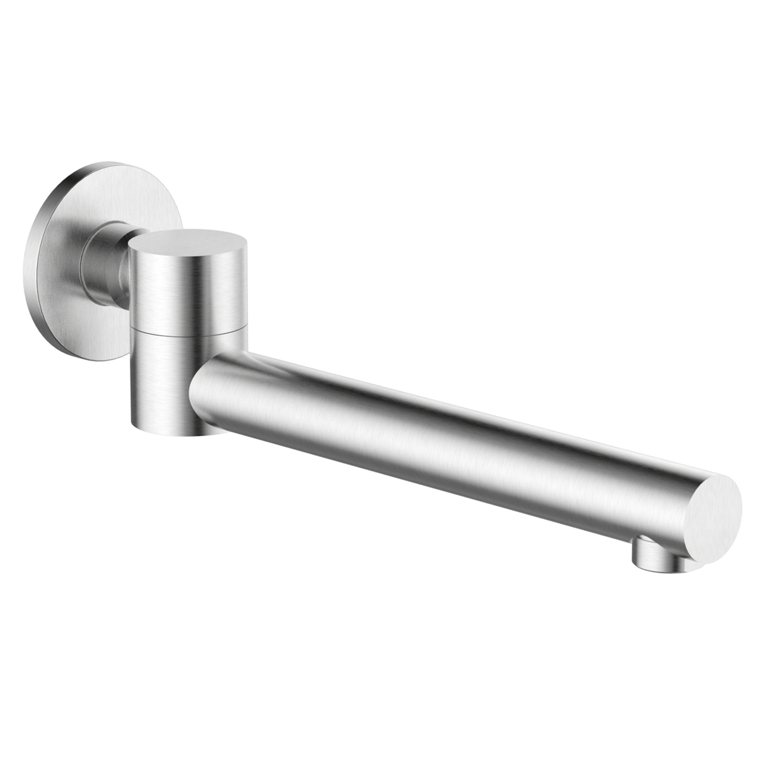 Montana Oval Acrylic Back to Wall Bath with Spout & Wall Mixer Package