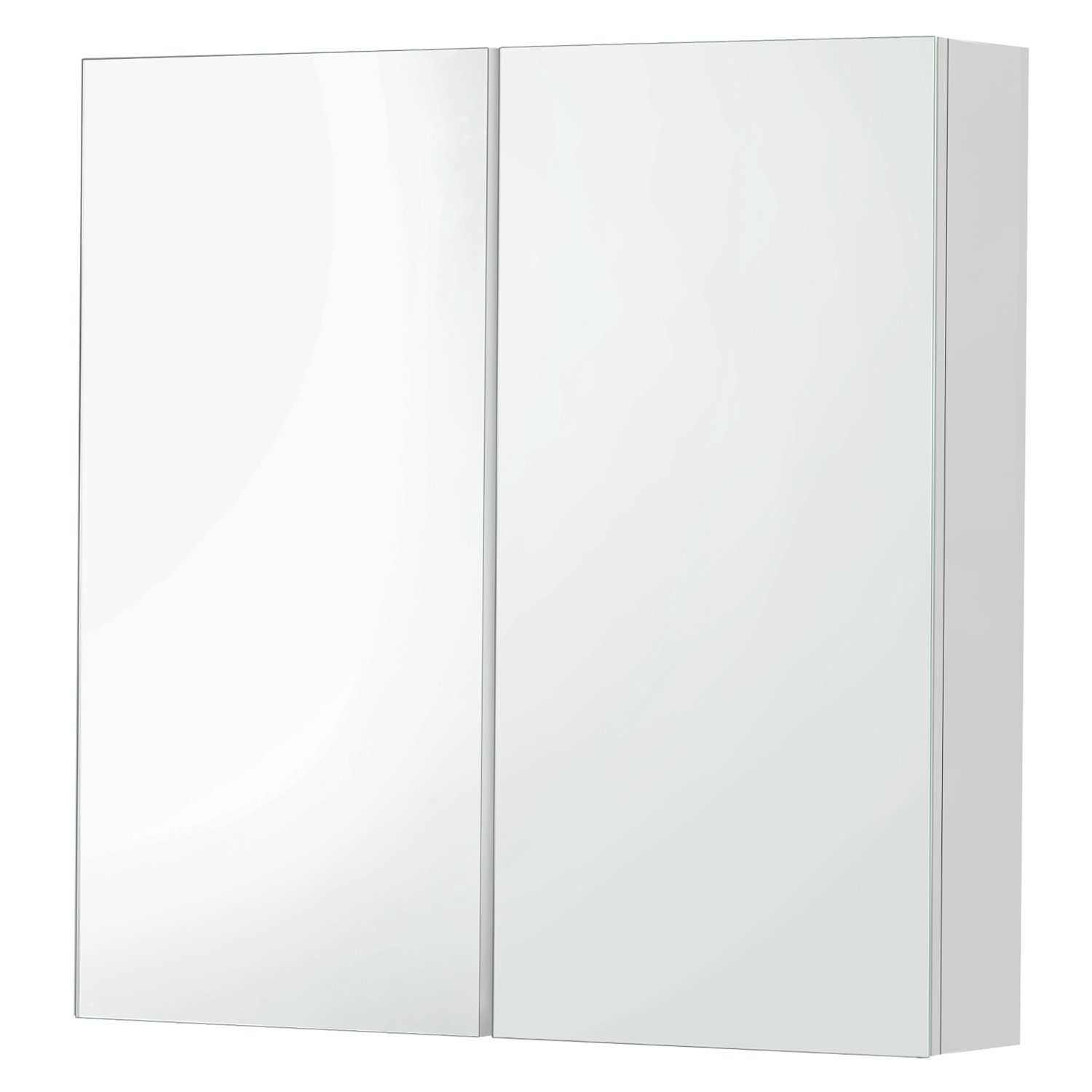 Nohoana 600mm Matte White Wall Hung Vanity & Mirror Cabinet Package
