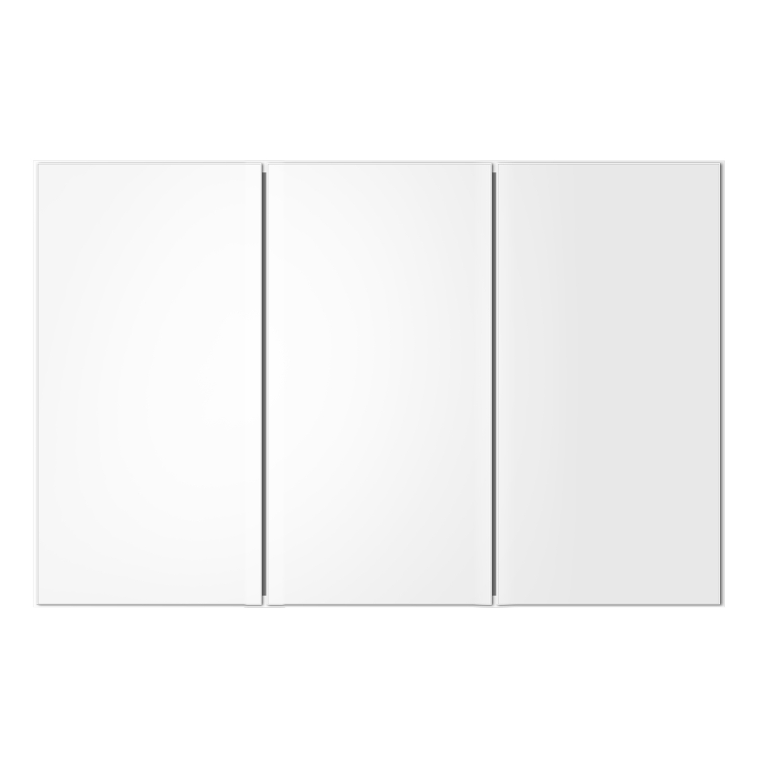 Nohoana 600mm Matte White Wall Hung Vanity & Mirror Cabinet Package