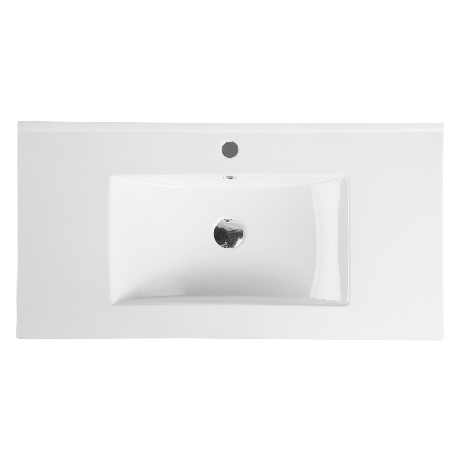 Horizon 900mm Medium Oak Wall Hung Vanity