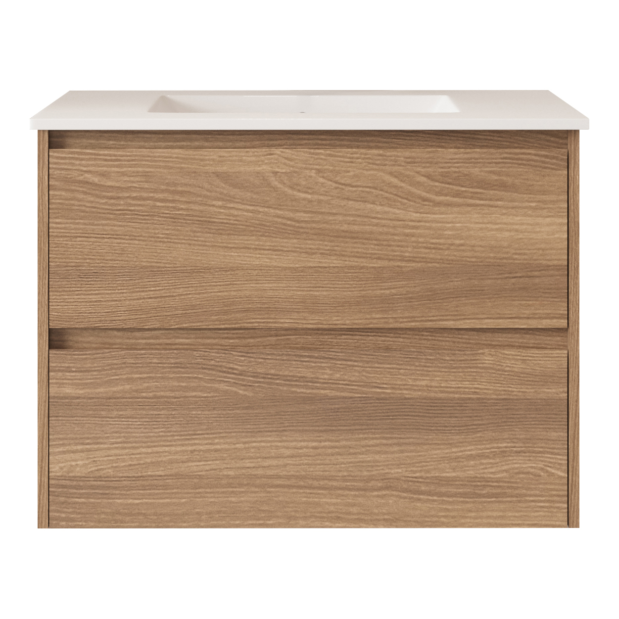 Horizon 750mm Medium Oak Wall Hung Vanity