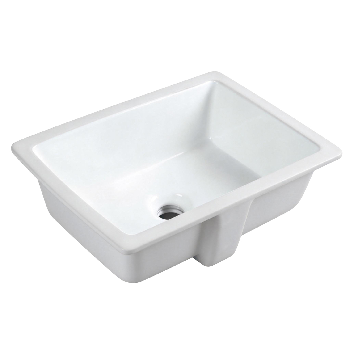 Novo 400mm Gloss White Rectangular Undermount Basin