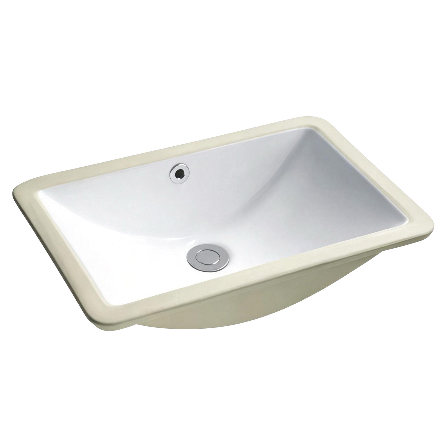 Novo 470mm Gloss White Rectangular Undermount Basin