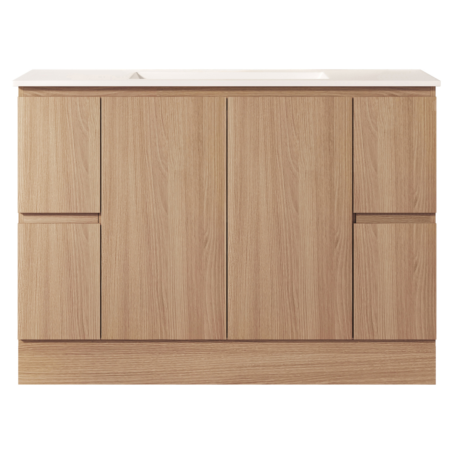 Byron 1200mm Light Oak Freestanding Vanity