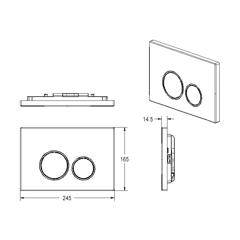 Sigma Flush Plate