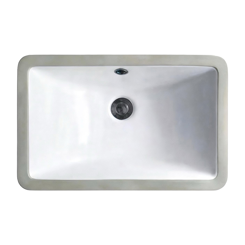 Novo 470mm Gloss White Rectangular Undermount Basin