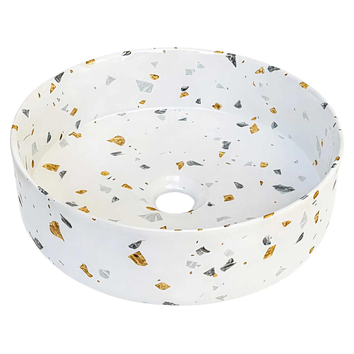 Sorrento 360mm Gold Terrazzo Above Counter Basin