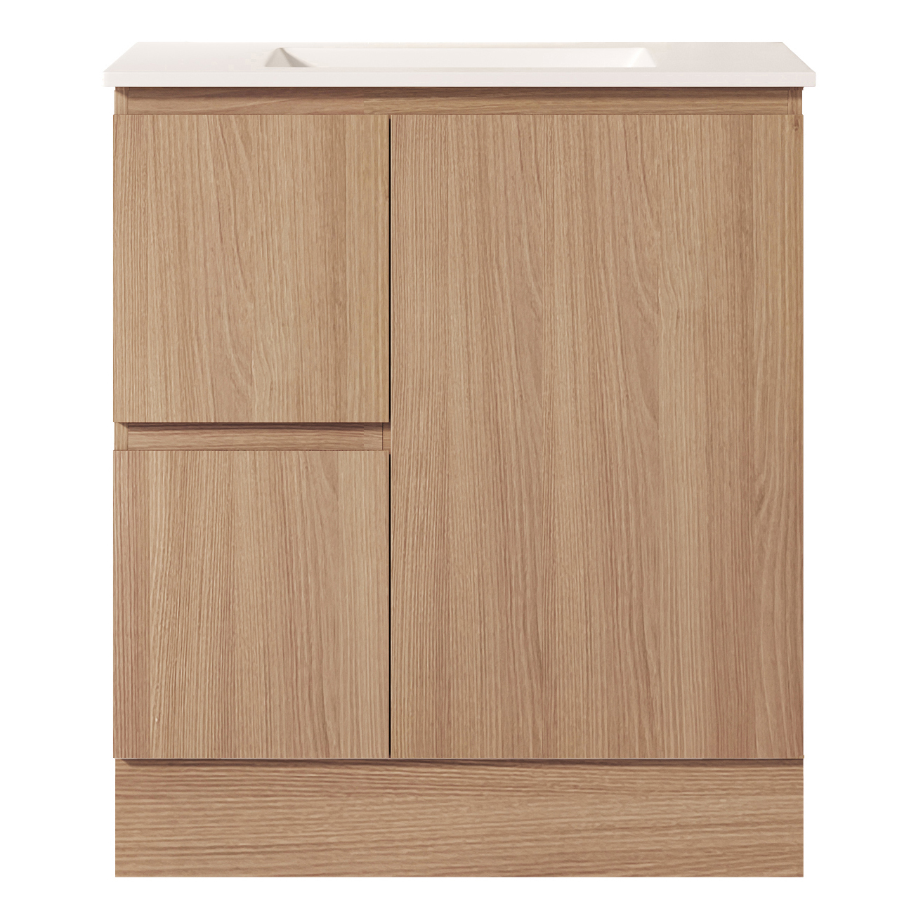 Byron 750mm Light Oak Freestanding Vanity