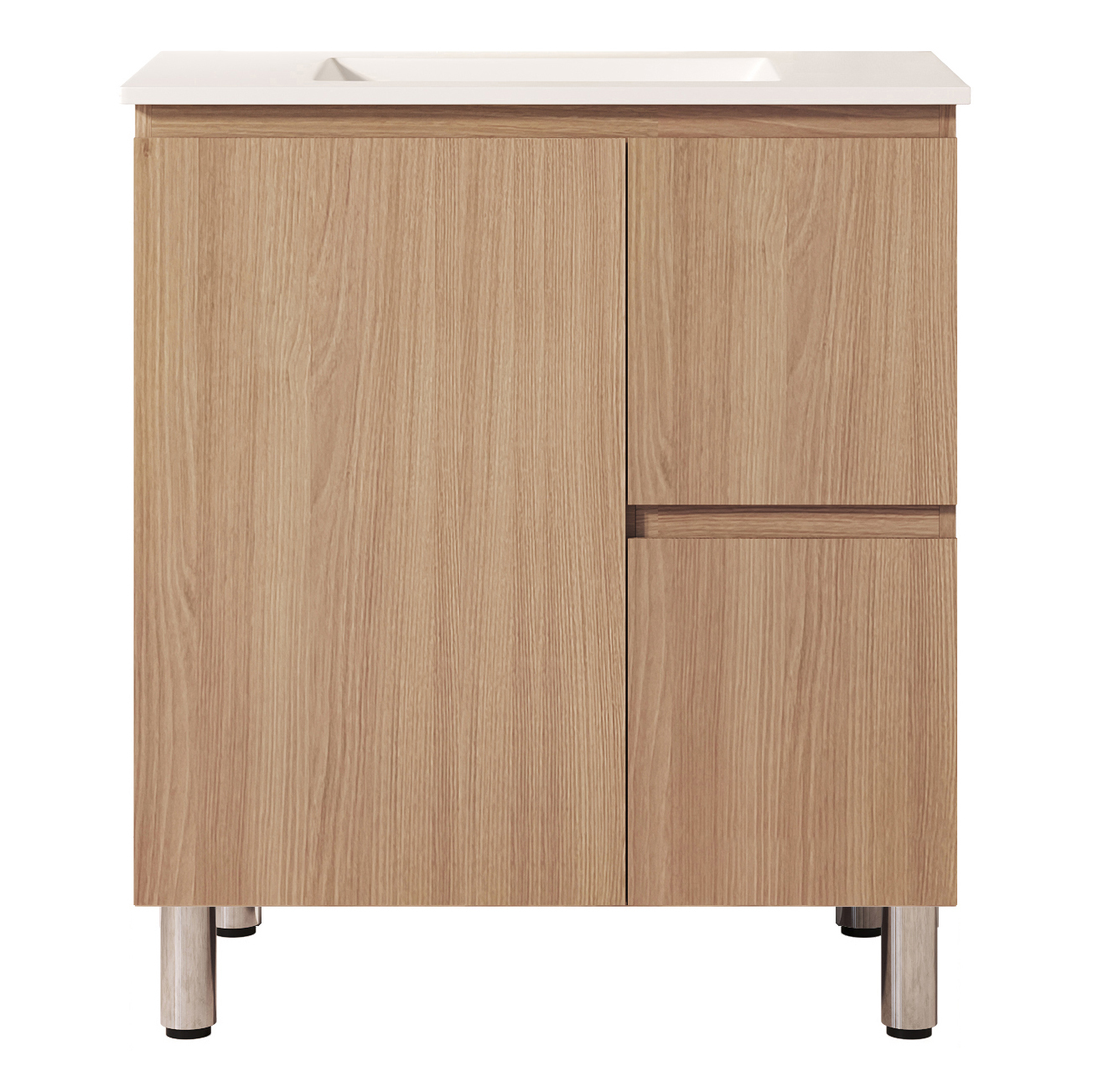 Byron 750mm Light Oak Freestanding Vanity