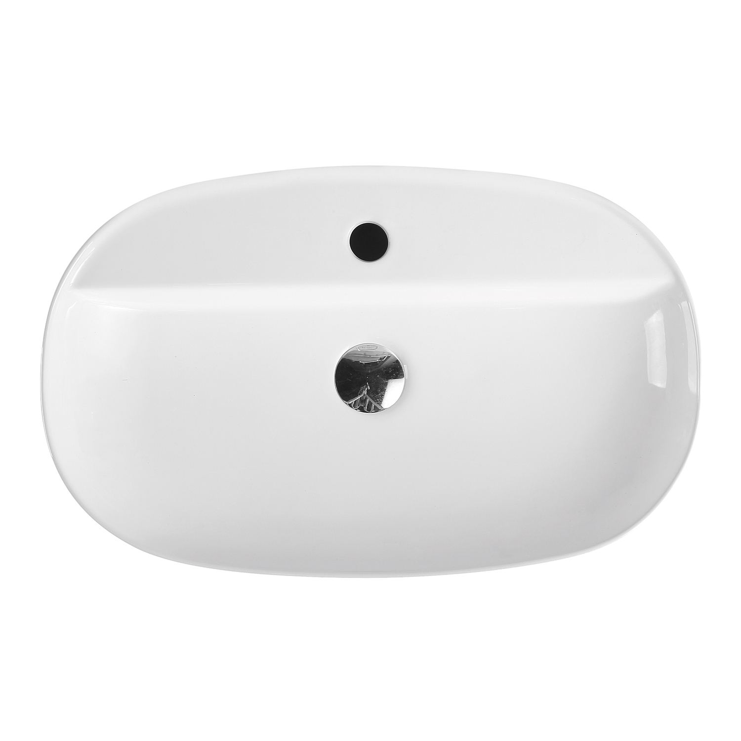 Eden 605mm Gloss White Above Counter Basin