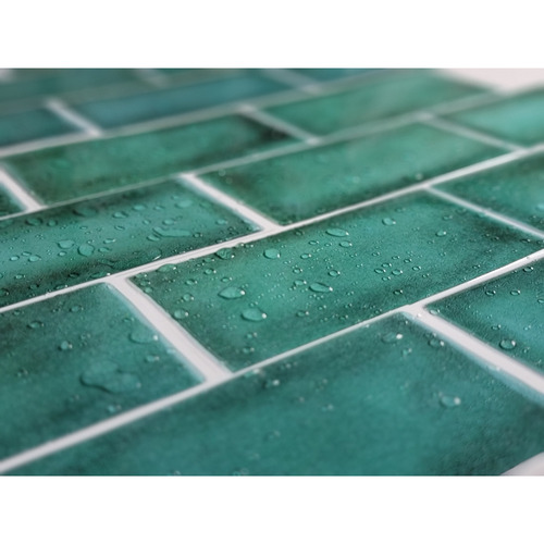 Turquoise Green Subway Mosaic Tile