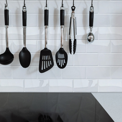 Grey Subway Stick on Tile (10 Pack)