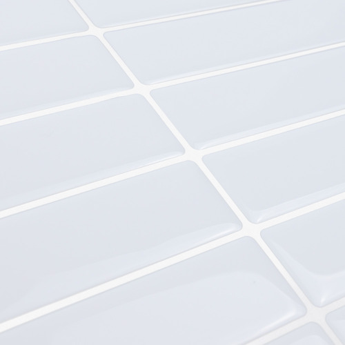 White Kit Kat Stick on Tile (10 Pack)