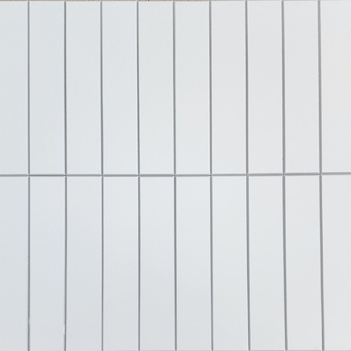 Matte White Kit Kat Stick on Tile (10 Pack)