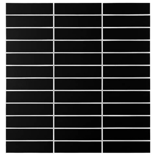 Matte Black Kit Kat Stick on Tile (10 Pack)