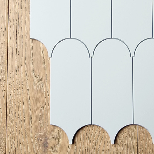 White Feather Stick on Tile (10 Pack)