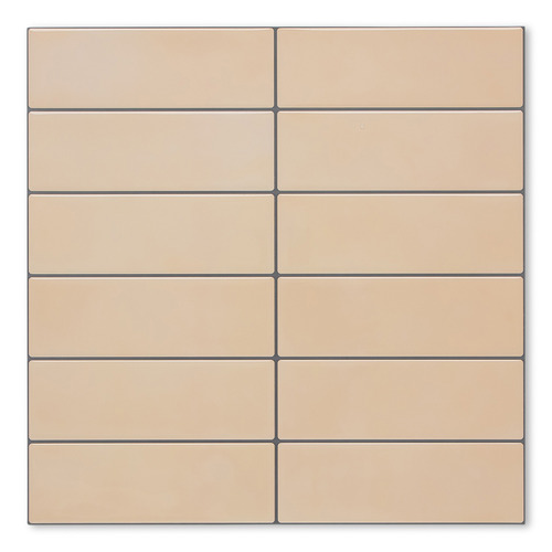 Butter Terracotta Kit Kat Stick on Tile (10 Pack)