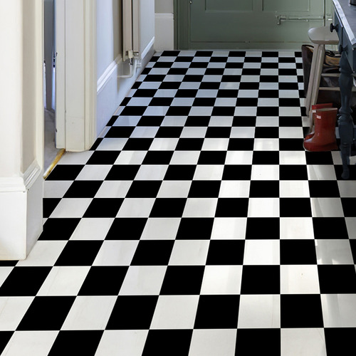 Checkerboard Stick on Tile (10 Pack)