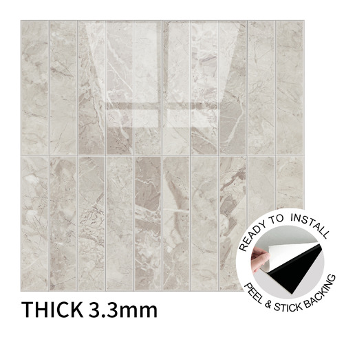 Grey Kit Kat Stick on Tile (10 Pack)