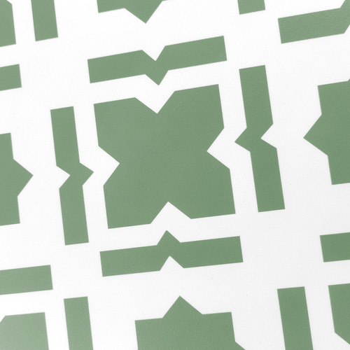 Sage Star Stick on Tile (10 Pack)