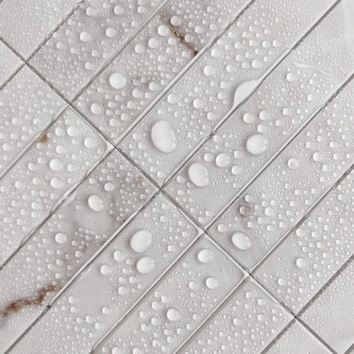 Light Grey Kit Kat Stick on Tile (10 Pack)