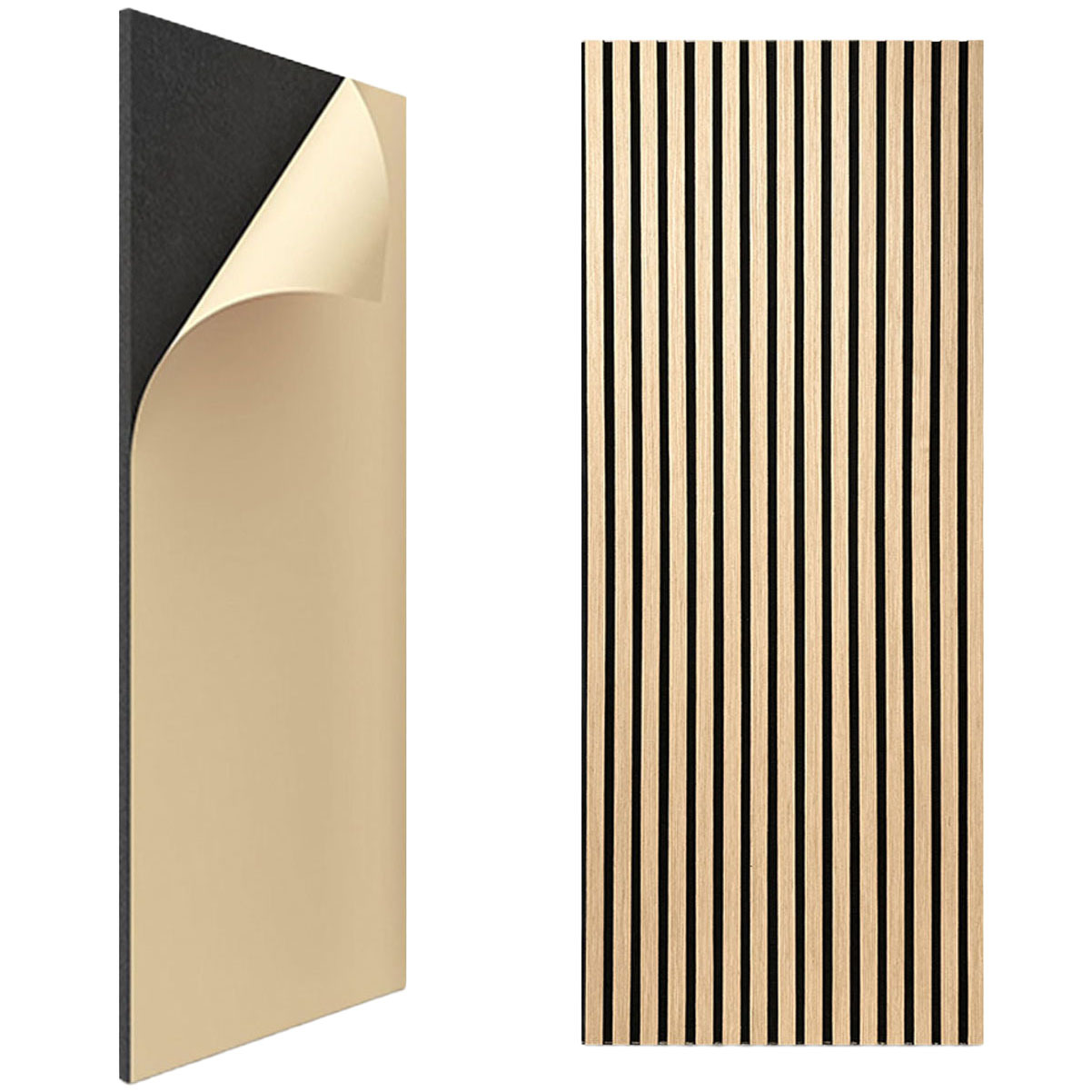 Peel & Stick 1200 x 600mm Acoustic Wall Panels