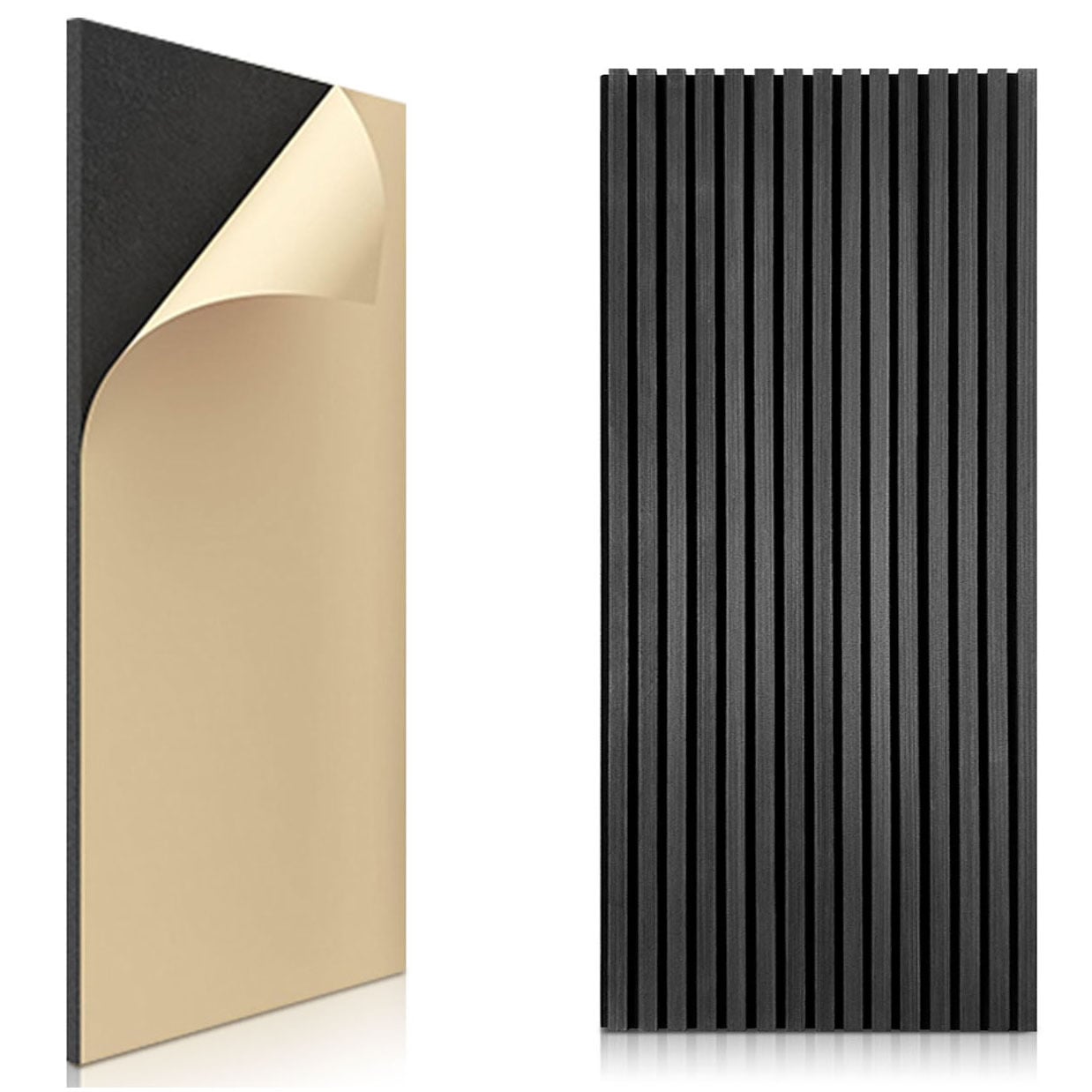 Peel & Stick 1200 x 600mm Acoustic Wall Panels