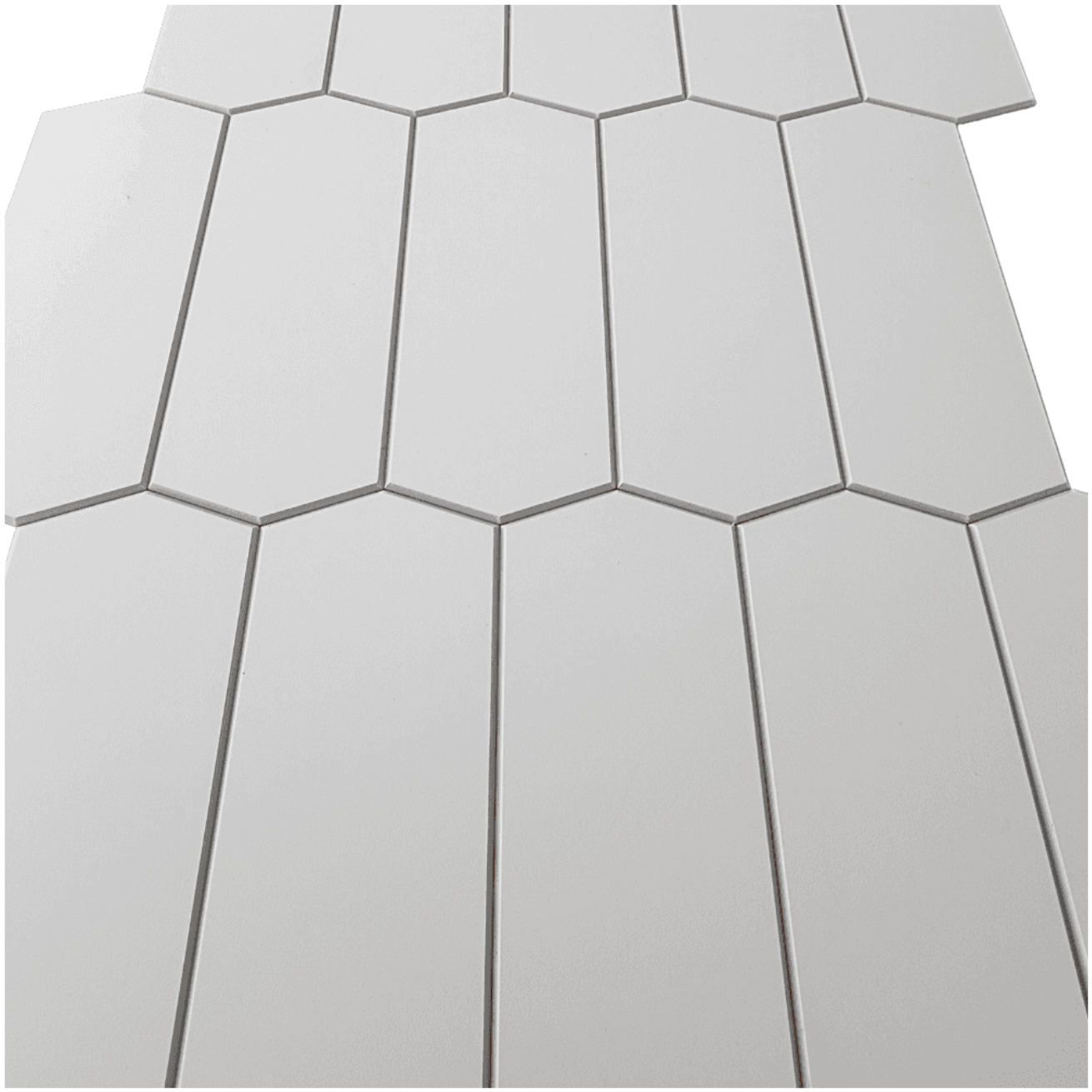 White Picket Stick on Tile (10 Pack)
