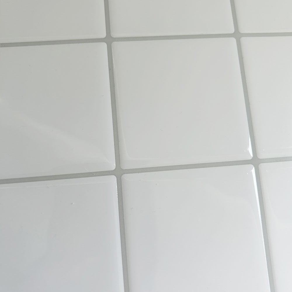 Peel & Stick White Small Square Stick on Tile (10 Pack)