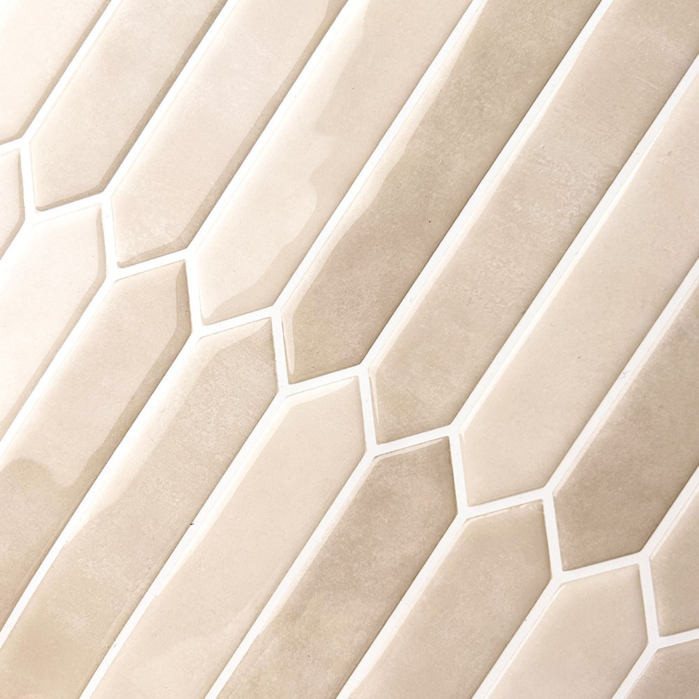 Peel & Stick Natural Picket Stick on Tile (10 Pack)