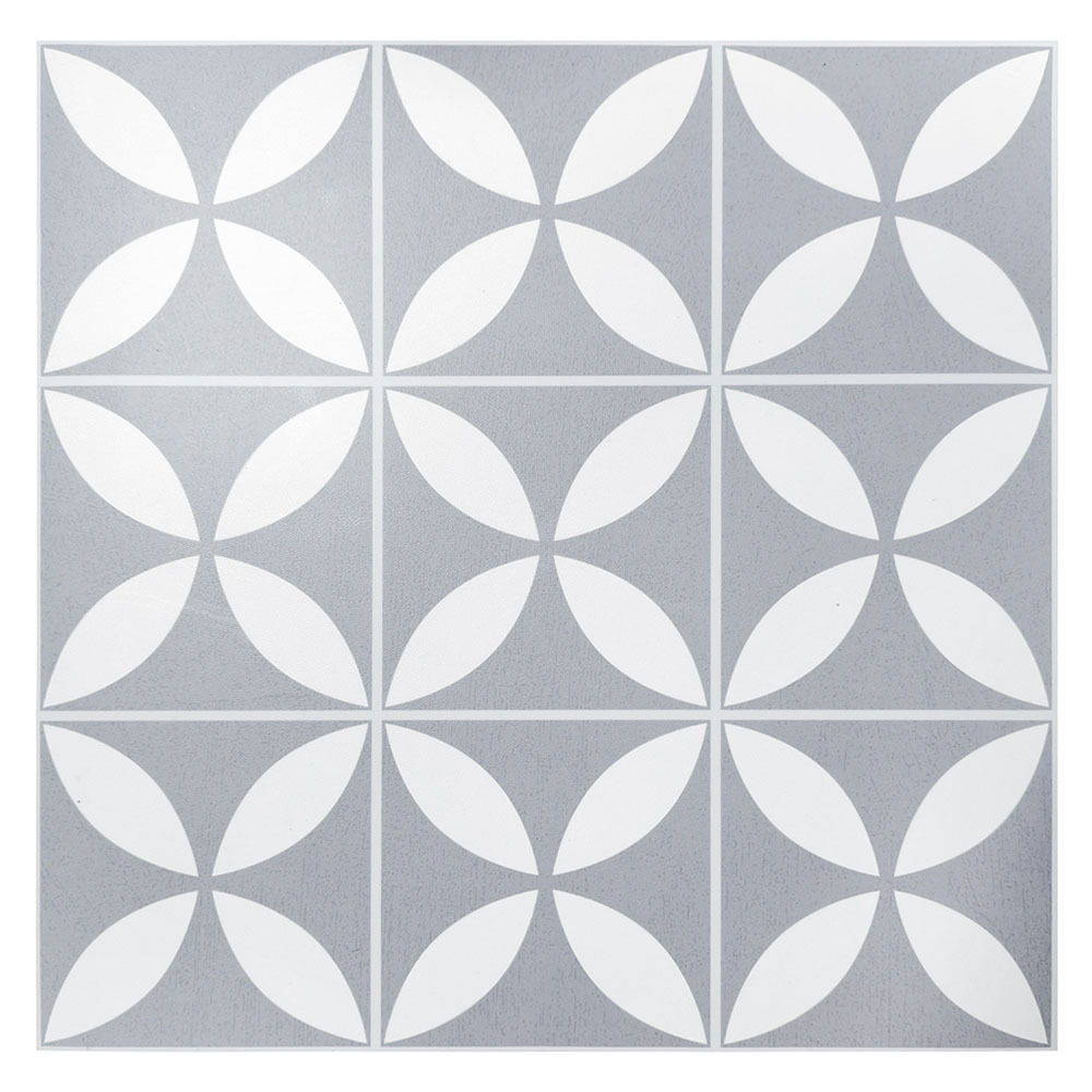 Grey Star Decorative Stick on Tile (10 Pack)