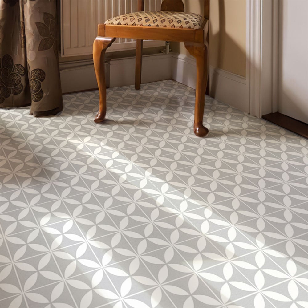 Grey Star Decorative Stick on Tile (10 Pack)