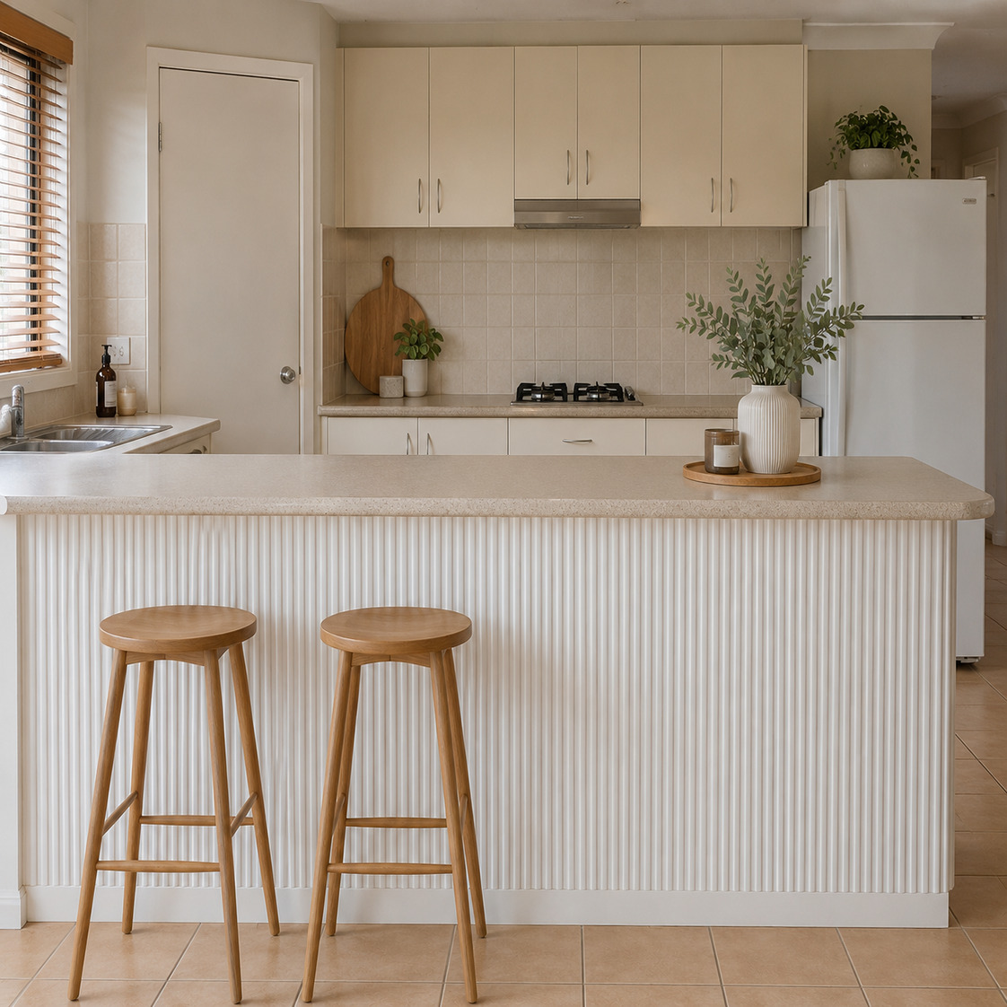Mikos 1200 x 600mm Primed Flexible Wave Wall Panels